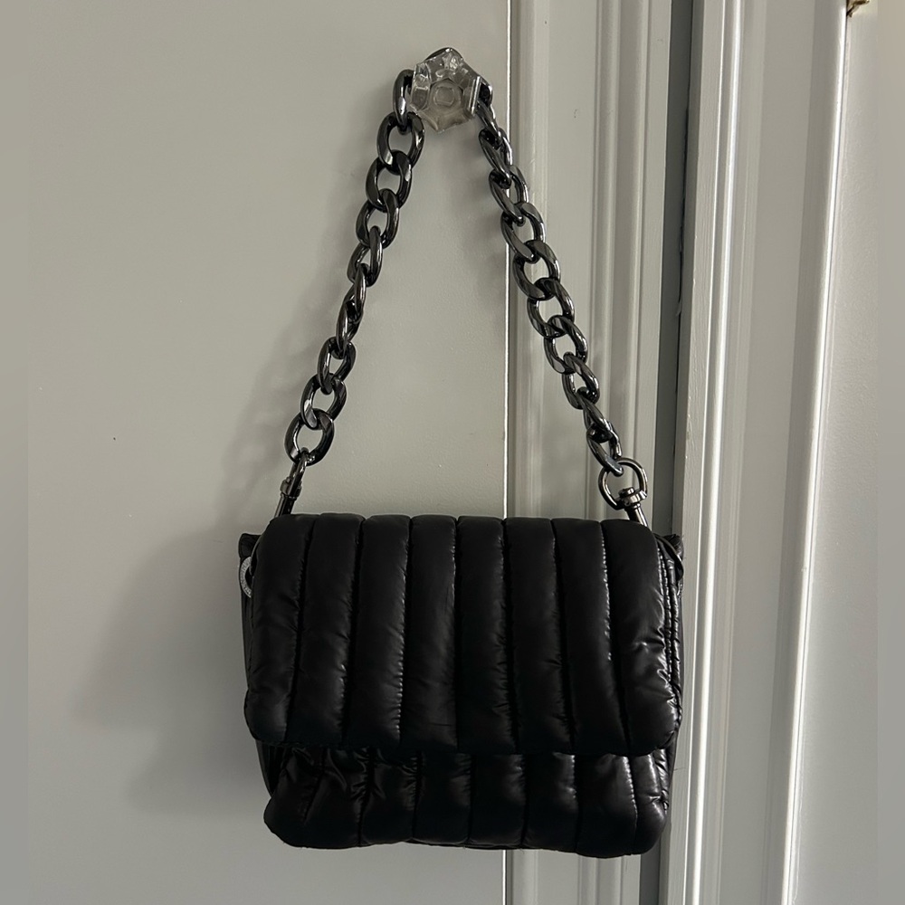 THINK ROLYN Black Quilted Shoulder Bag